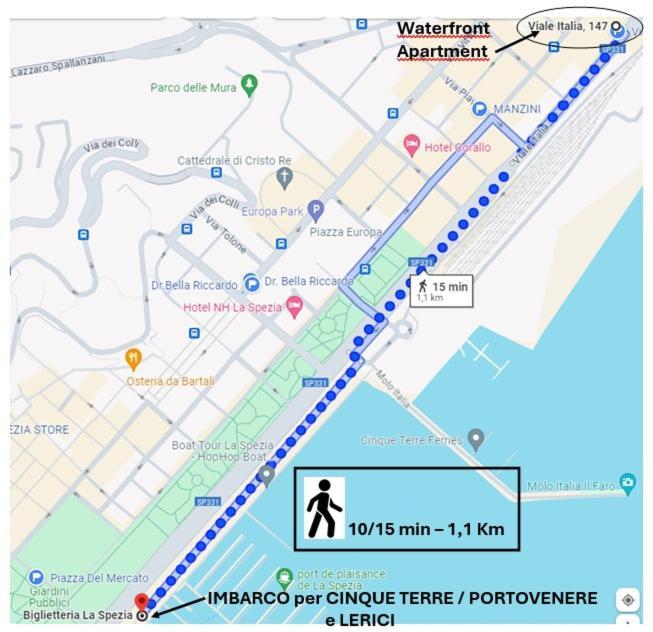 Waterfront Apartment ลาสเปเซีย ภายนอก รูปภาพ